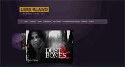 Desktop Screenshot of lessblandproductions.com